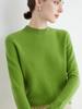 Women's High-Quality Cashmere Wool Sweater, Half-High Neck, Fashionable Slim Fit, Autumn/Winter Collection