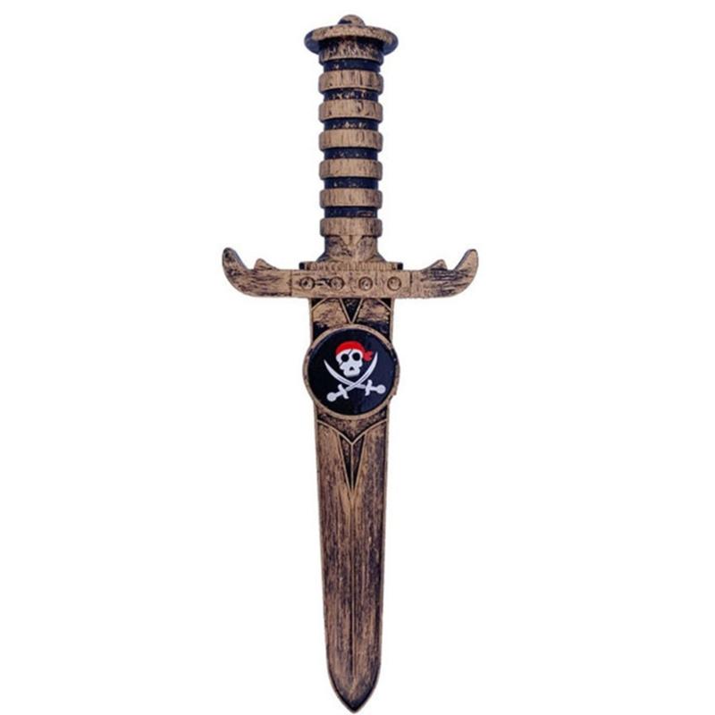 Fake Knive Pirate Swords Pirate Halloween Costume Accessories Photo Booth Props Plastic Daggers Toy Swords 1