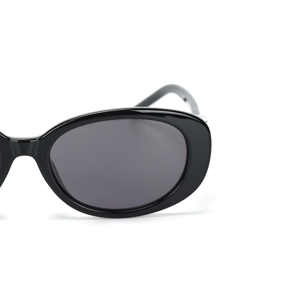 Gucci Irregular Shape Sunglasses With Side Logo Unisex Sunglasses Black GG1684SA001