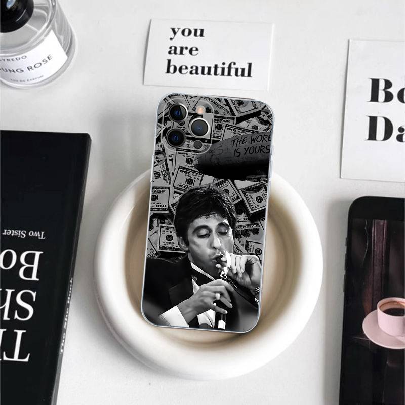 

Classic Tonny Montanas Scarface For IPhone 17 16 Pro 15 13 16e 11 12 14 17 Pro Max Shockproof Anti-drop Cover iPhone 14 pro