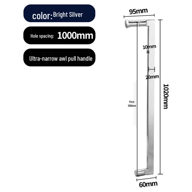Jundingying 304 Stainless Steel Shower Door Handle