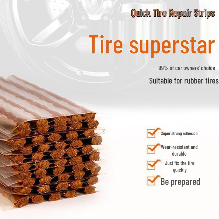 Beef Tendon Rubber Repair Strips for Car, Motorcycle & Electric Vehicle Tires