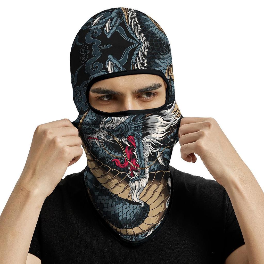 Harley Retro Motorcycle Sun Protection Mask & Summer Neck Gaiter Joker Headwear