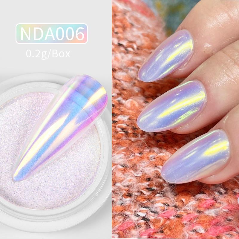 1pc 19Colors Nail Glitter Mirror Powder Chrome Solid Dust Pigment Metallic Effect Nail Art UV Gel Polish Decoration Accessories
