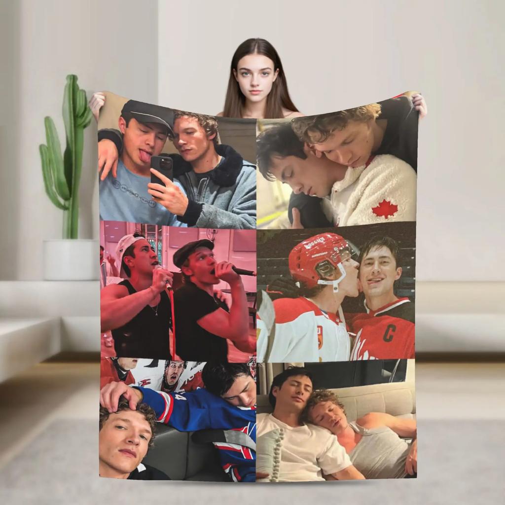 Connor Storrie as Ilya Rozanov Vintage Bootleg Blanket Warm Throw Blanket for Kids Adults Winter Home Sofa Travel Bedspread
