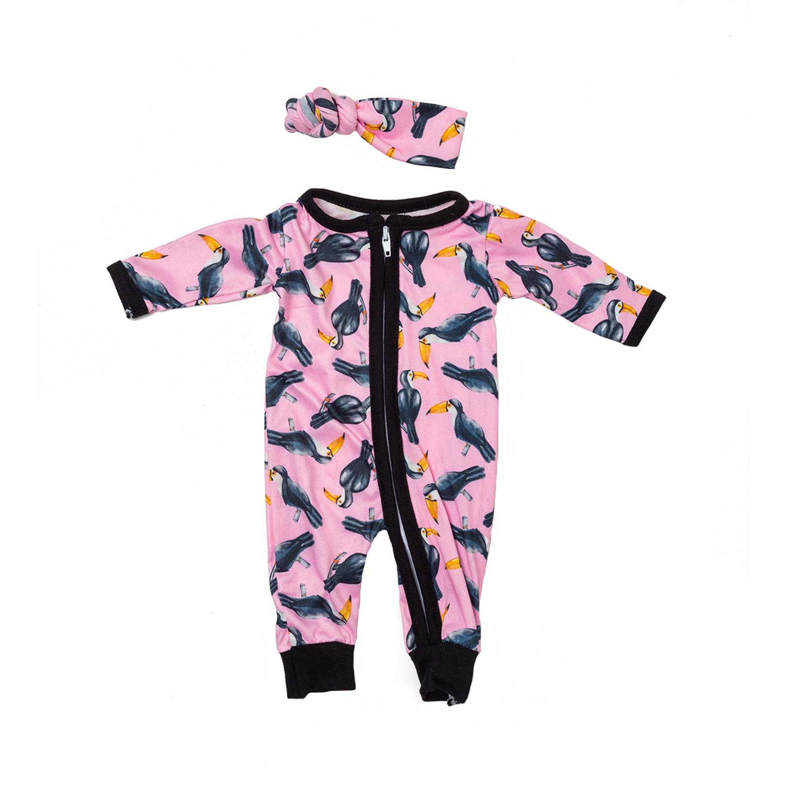 

Детский комбинезон для куклы 18 дюймов с молнией и аксессуарами 18-inch Doll Clothes