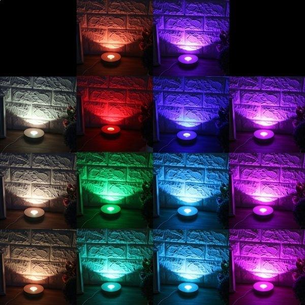 Multi Color Bright Led Light Base With Remote Control
