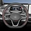 Housse de volant en cuir pour voiture pour Volkswagen Tayron Tharu Tiguan Touareg Teramont TROC TCross Taos Passat Variant Accessoires