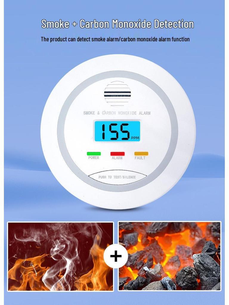 High-Sensitivity Carbon Monoxide & Smoke Alarm
