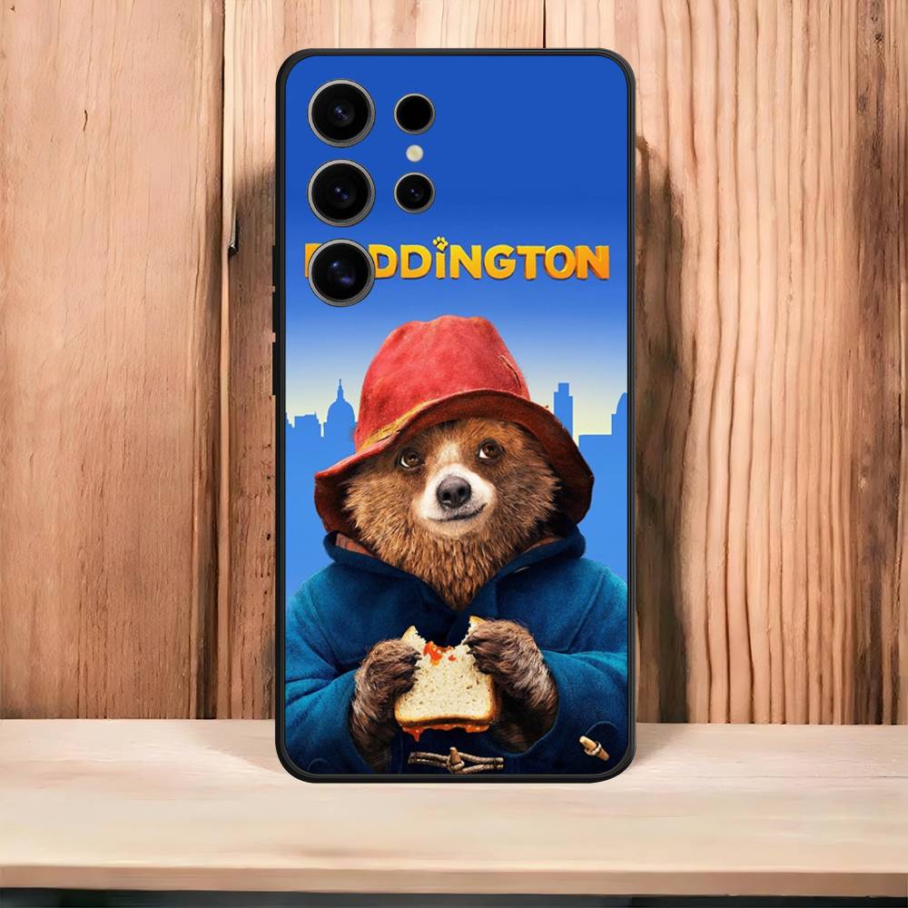 Cute P-Paddington B-BearS Case For Samsung Galaxy Case S25 S23 S22 S21 S30 S20 S10 Ultra Plus FE TPU Soft Cover