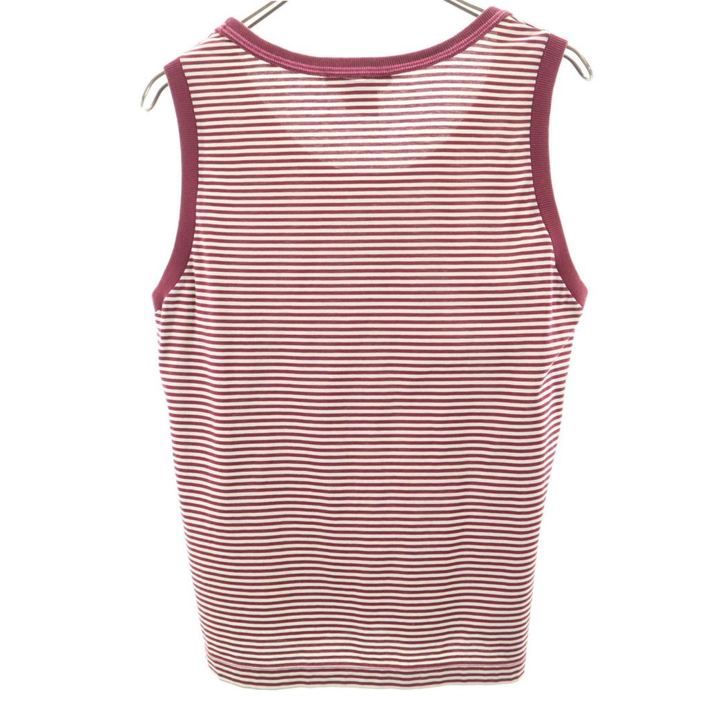 Gucci Made In Italy Border Pattern Tank Top M Bordeaux Women Used