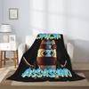 Ultra-Soft Microfiber Plush Blanket Cappuccino Assassino Coffee Lovers All Seasons Warm Cozy Flannel Sherpa Blankets for Outdoor