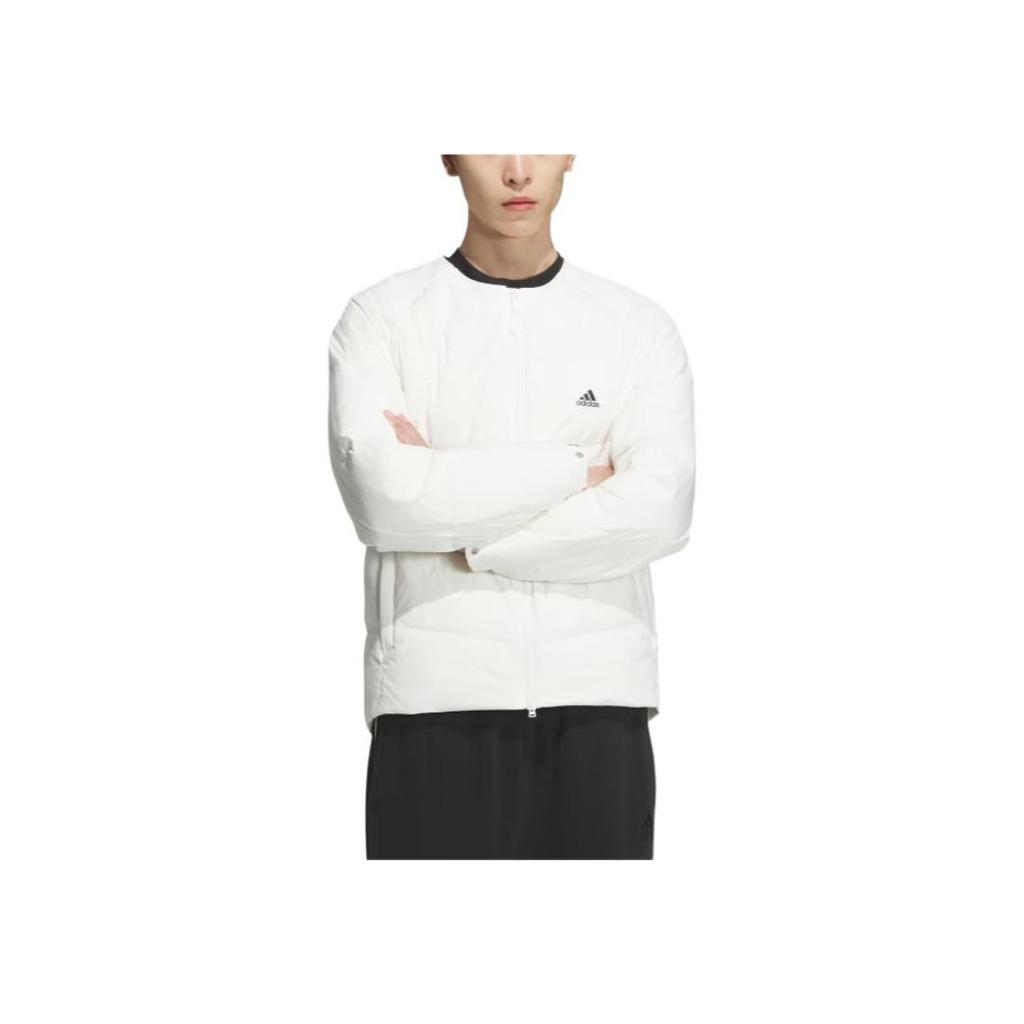 Adidas Sportswear Series Versatile Casual Comfortable Fashion Cotton Jacket Women Jacket Off-White JG8504