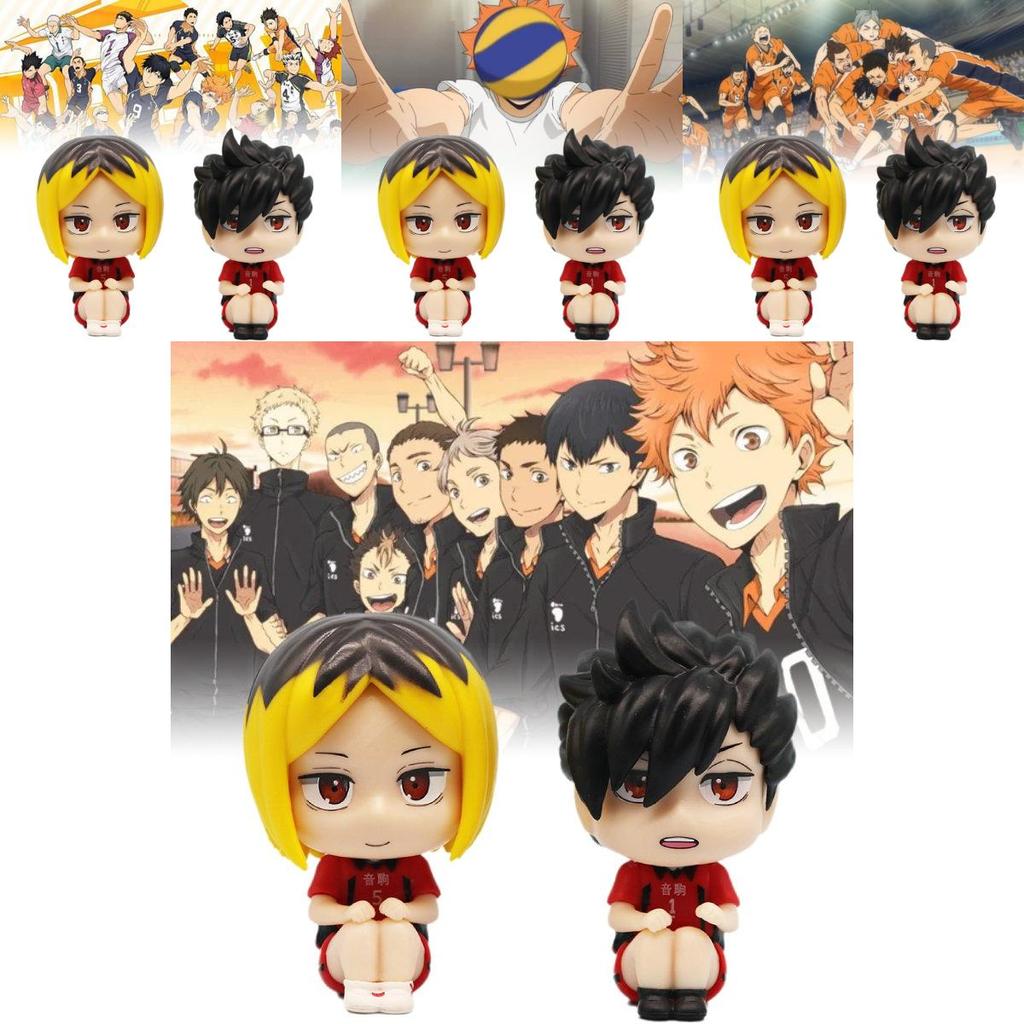 Adorable Pvc Volleyball Anime Figure Of Lk Black Tail Iron And Lk Gnawing Claw For Collectors