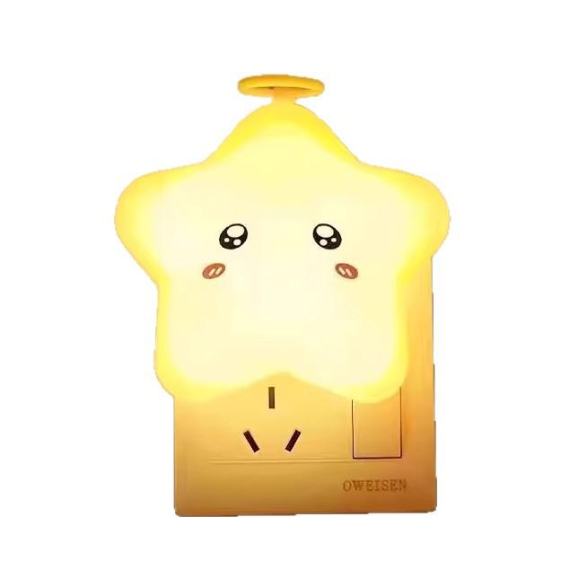 Guardian Star Bedside Table Lamp - Creative Plug-in Night Light for Bedroom