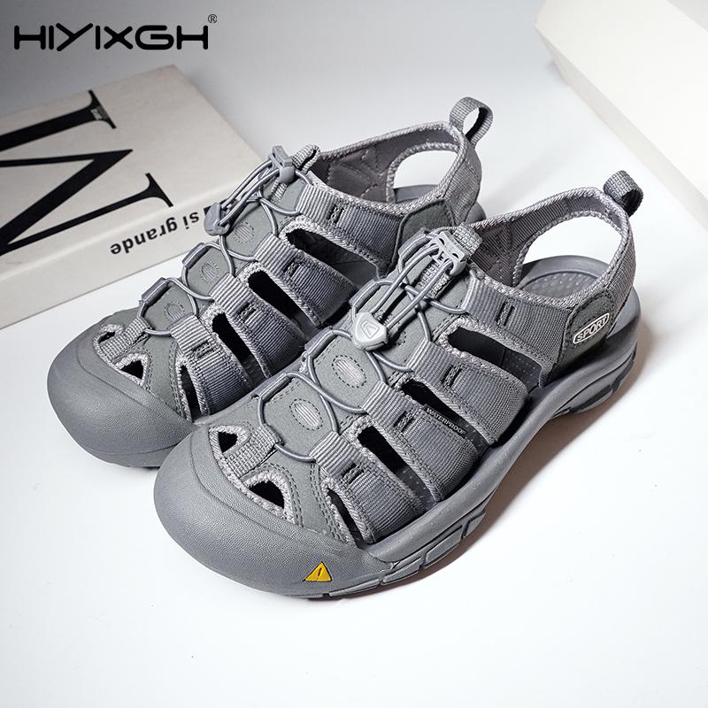 New Arrival Men Summer Shoes Breathable Leisure Walk Men's Sandals Fashion Hollow Out Mesh Shoes Quick Dry Man Wading Aqua Shoes