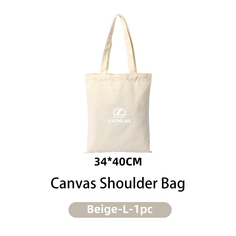 Car Canvas Shoulder Storage Bag Shopping Handheld Tote Travel Organizer For Lexus CT ES GS NX IS250 CT200h IS300h ES300h GE8