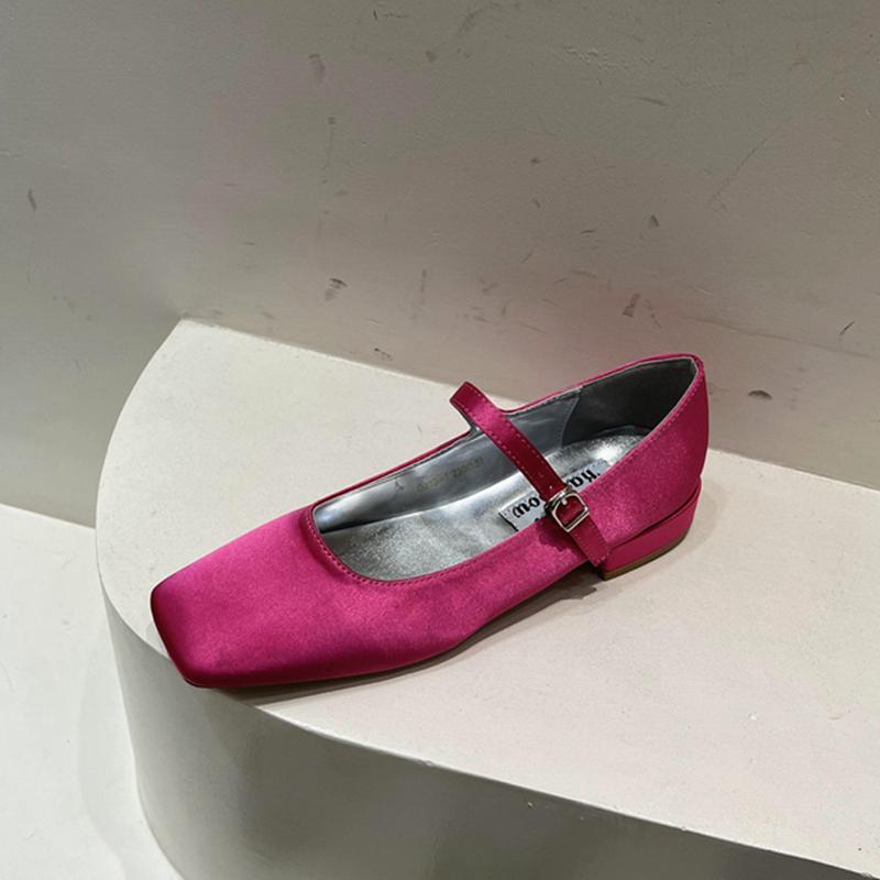 Fashion SUOJIALUN 2025 Summer Women Flat Shoes Round Toe Shallow Soft Ballerina Shoes Ladies Casual Dress Ballet Loafers Classics Mujer