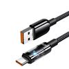 240W Super Fast Charging Transparent Type-C Cable for Huawei, Vivo, OPPO, Xiaomi, Honor Mobile Phones