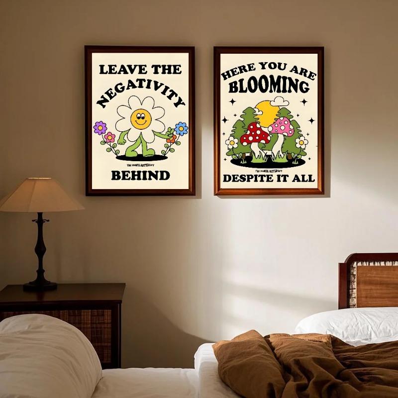 Aesthetic Colorful Danish Poster HD Art Sticky Wall Waterproof Home Living Room Bedroom Bar Aesthetic Decoration