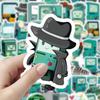 60 BMO Game Console Cartoon Stickers - Cute Robot Waterproof Decals for Phone Cases, Luggage, and Water Bottles