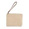 New Fashionable Women's Vertical Pattern PP Material Coin Purse  Mini Solid Color Handheld Coin Purse Travel Portable Card Bags