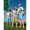 [Monster Series] Mqd Boys' Cartoon Short-Sleeved T-Shirt Summer New Top Kidsren's Bottoming Shirt T-Shirt