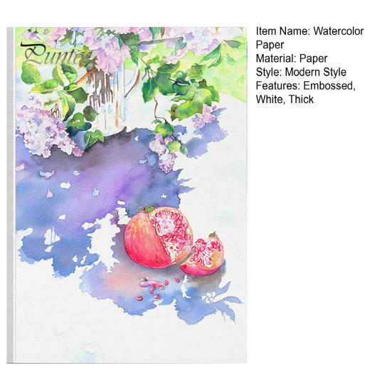 10/20 listů Silný akvarelový papír Děti Studenti Vodový papír Hromadný embosovaný Akvarel Kresba Malířský papír Umělecké potřeby Potřeby