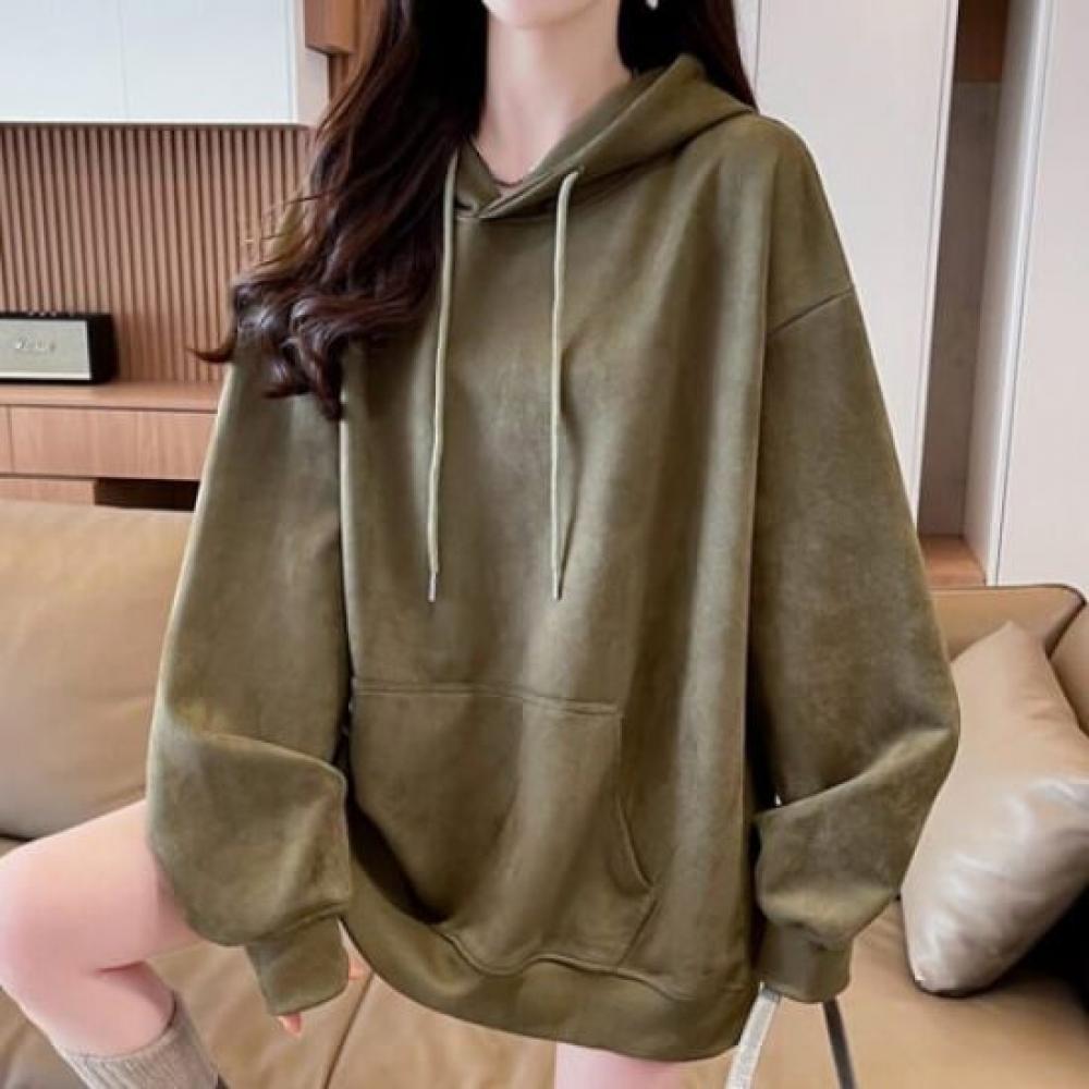 Navava Men Casual Daily Loose Fit Long Sleeve Hoodie Nt3069