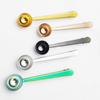 Two-in-one Cute Stainless Steel Coffee Spoon Sealing Clip Tea Coffee Measuring Spoon Scoop Kitchen Decor Accessories