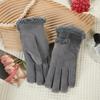 Windproof Women Fleece Gloves Thickened Cycling Mittens Women's Winter Gloves  Female/Girls Gift