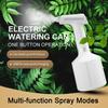Elektrikli Püskürtme Şişesi 0,26 Galon Otomatik Sulama Kabı USB-C Şarj Edilebilir Ayarlanabilir Nozullu Püskürtücü İç Mekan Dış Mekan Bahçecilik için Bitki Fısfısı
