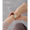 [Citizen Q&Q] VZ89-104 Women's Analog Watch, Water Resistant, Leather Strap, Gold