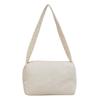 Spacious Corduroy Bucket Bag For Women Trendy Korean Style Casual Shoulder Tote