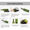 Glass Bottle Cutter DIY Machine Cutting Tool Square and Round Wine Beer Glass Sculptures Cutter DIY Crafting Glass Cutter