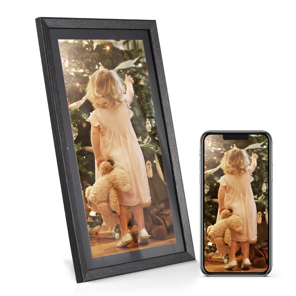Andoer 18.5 Inch L WiFi Digital Photo Frame Cloud Digital Picture Frame Wall Mountable