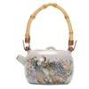 Ru kiln retro beam teapot travel kung fu tea set dry tea tray small set outdoor portable high-end tea gift