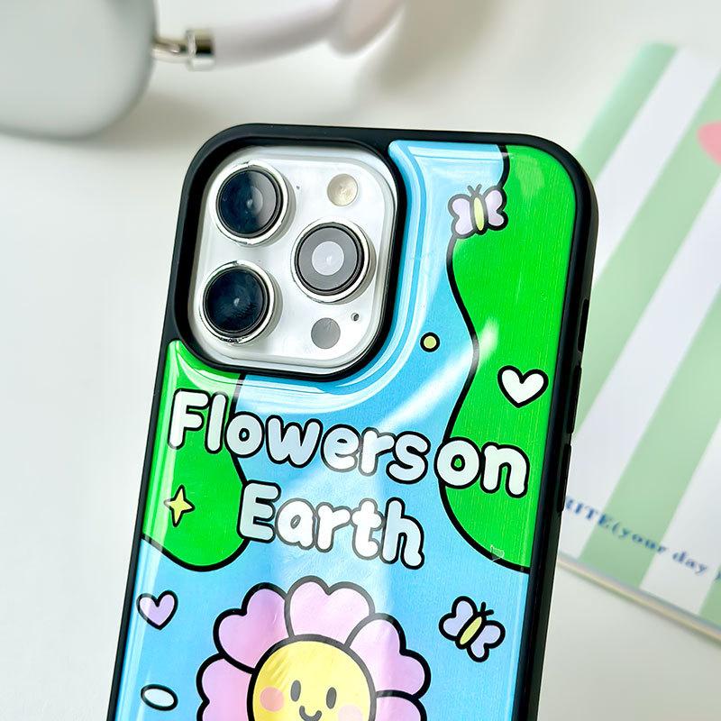 iPhone case resin anti-drop wear-resistant Suitable for HUAWEI mate60pro cute small flower