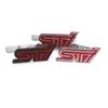 STI Metall Auto Emblem Auto Logo-Geeignet für WRX BRZ XV Legacy Outback Forester Impreza Crosstrek Tribeca Viziv Kühlergrill Emblem Aufkleber
