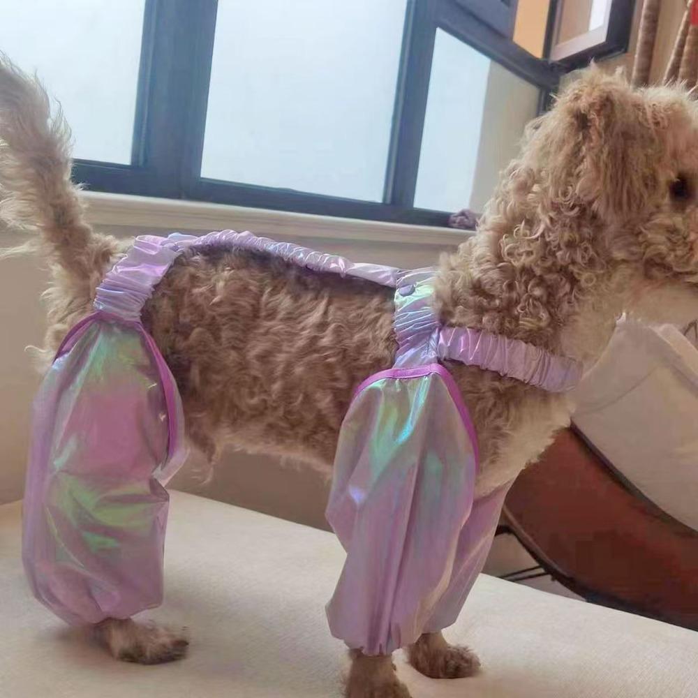 

Пыленепроницаемые штаны на четырех лапах для собак, леггинсы для собак из полиэфирного волокна, прогулка с питомцем Purple - XL