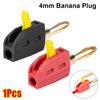 1Pcs Solderless Quick Connect Banana Jack High Current 32A Wire Connector Banana Plug  For Speakers