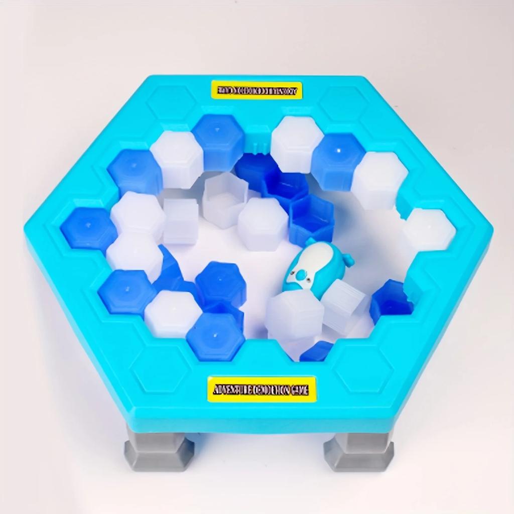 Battere sul Ghiaccio per Salvare Piccoli Pinguini Rompere il Ghiaccio Giocattoli Puzzle per Bambini Allenamento del Cervello Giochi Genitore-Figlio