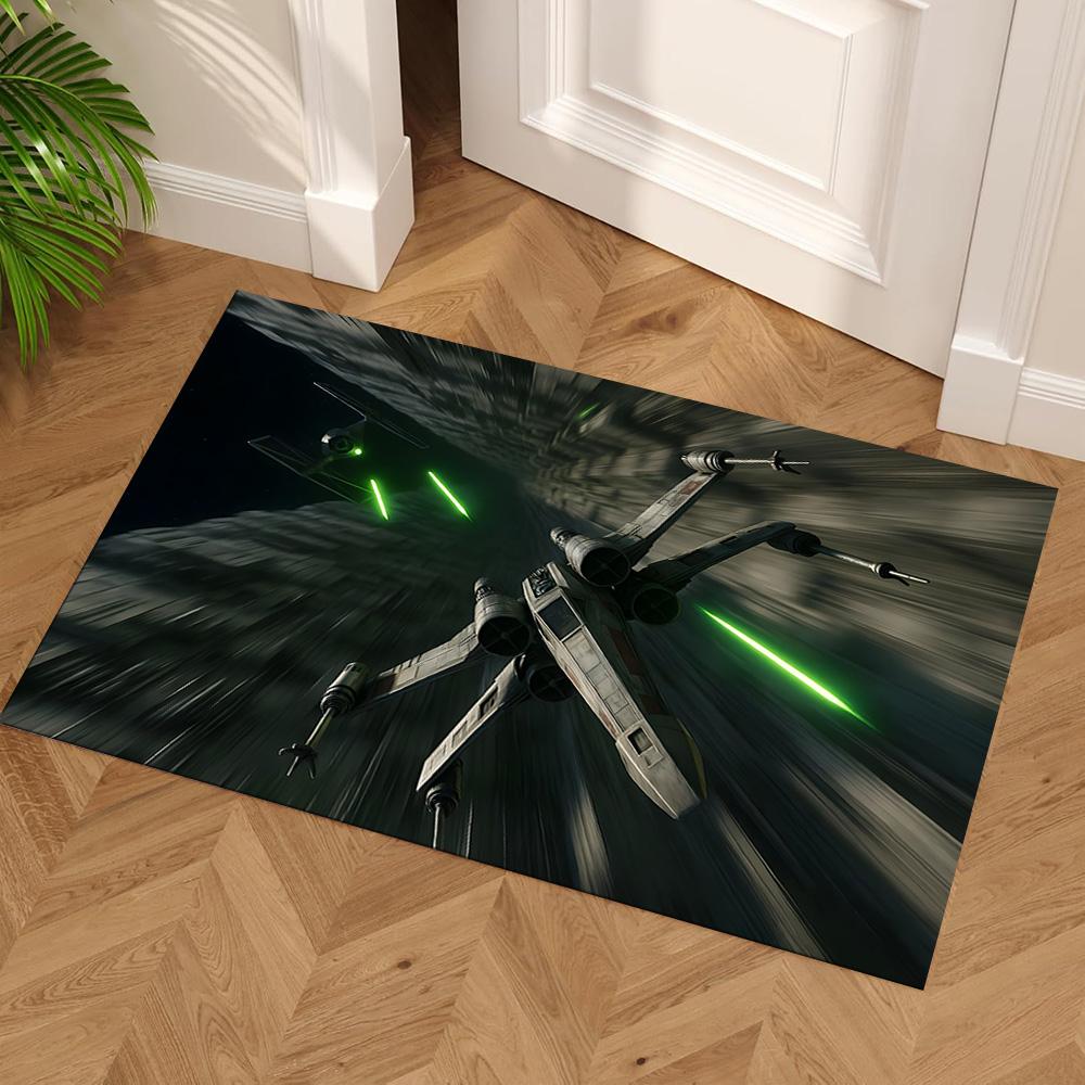 Star Wars Floor Rug Office Rug Suitable for Living Rooms Balcony Hallway Study room Anti-slip Rug Anime Office Decor