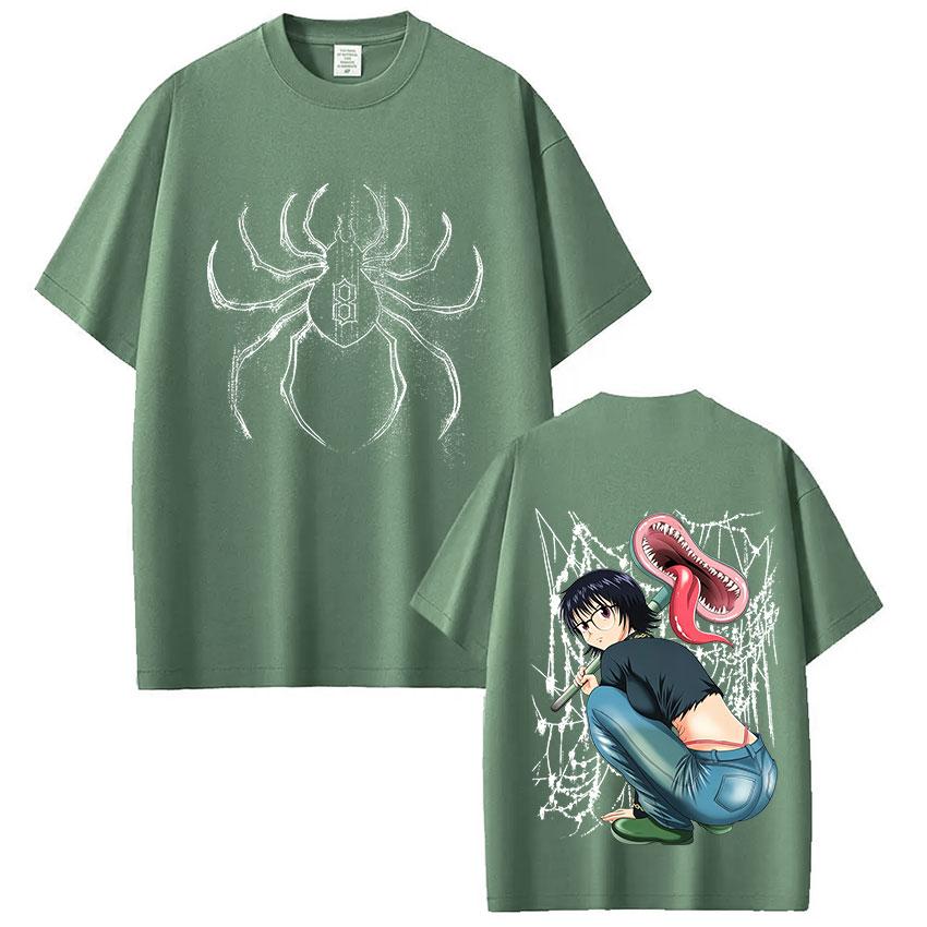 Anime Hunter X Hunter Shizuku Spider Troupe Phantom T Shirt Men Women Clothing Fashion Harajuku T-shirt Oversized Casual Tshirts13