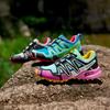Neue Damen-Outdoor-Wanderschuhe, leichte, verschleißfeste Wanderschuhe für Bergsteigen, wasserdichte große Leder-Sportschuhe für Damen