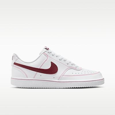 Women's Sneakers Nike Court Vision Skateboard Shoes Women's White Red