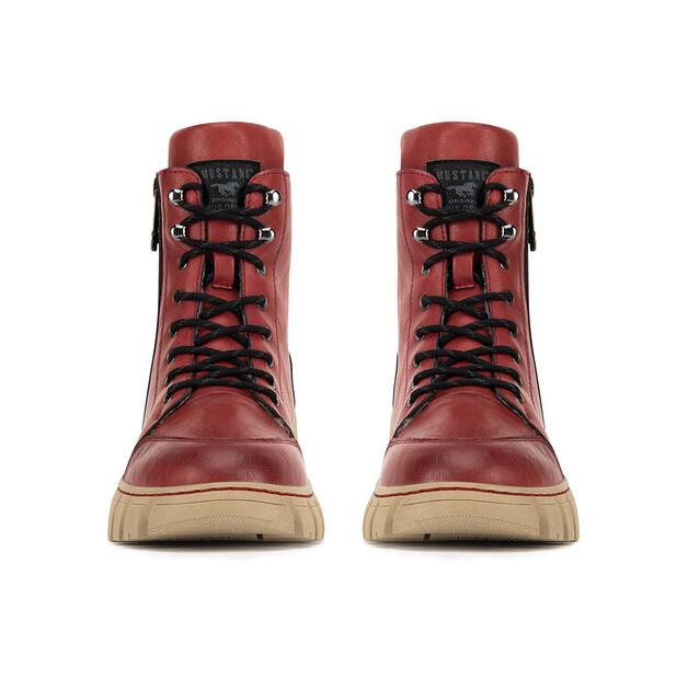 Mustang 1499-602-5 Red Ankle Boots