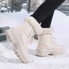 35-43 Winter Dames Grote Maat Sneeuwlaarzen Verdikte Pluche Dameslaarzen