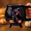12oz Hrnek čarodějnický kotlík Personalizovaný Halloweenský kávový hrnek Keramický hrnek na čaj Čarodějnický lektvar Halloweenský narozeninový dárek pro ženy Nejlepší kamarádky Rodinu