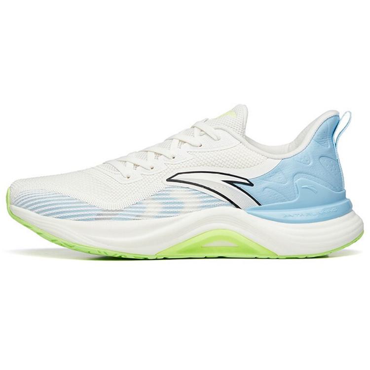 New Anta 2.5 Breathable Lightweight Low Top Running Shoes Men's White Blue 112235582-9